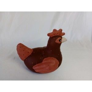 1985 Large Kimple Mold Hen Figurine 8" l x 7 3/4"